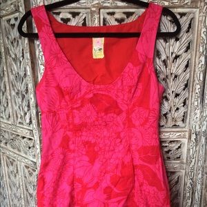 Free People Linen Blend Floral mini Dress